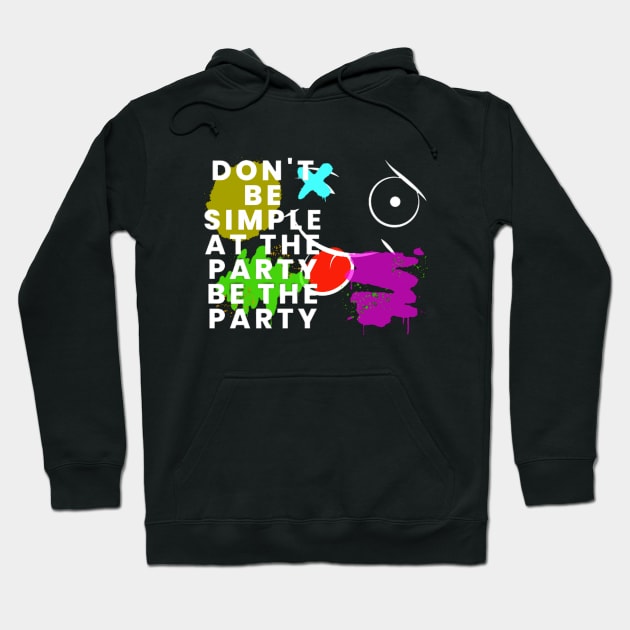 Hoodie BE THE PARTY SMILEY X Hoodie by ProjectClubWear